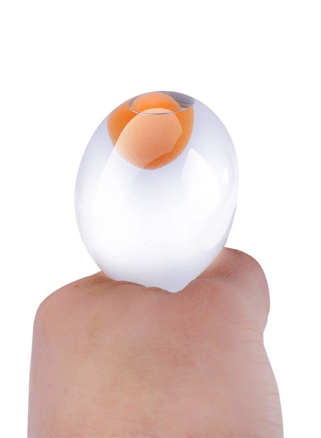 KANABEE كانابي - كرات تخفيف التوتر المبتكرة على شكل بيضة، لعبة ممتعة لتخفيف التوتر، هدية مضحكة، لعبة تهوية (عبوة من 4 قطع) - Image 2